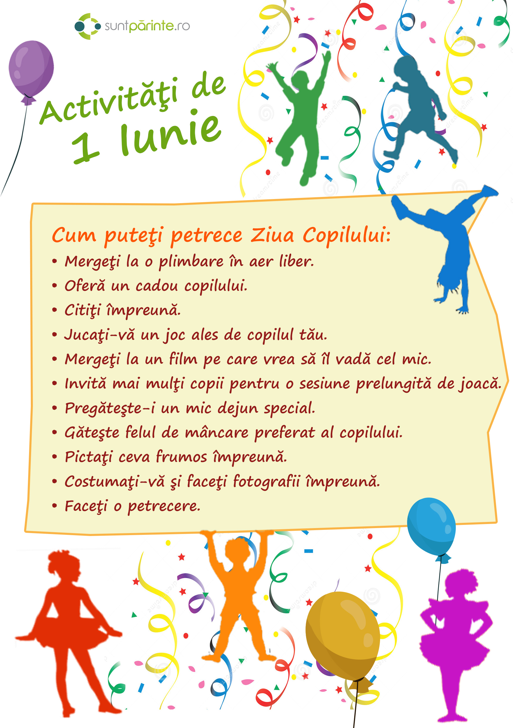 Activitati de Ziua Copilului SuntParinte.ro