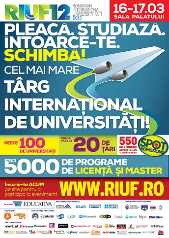 In week-end are loc cel mai mare targ international de universitati