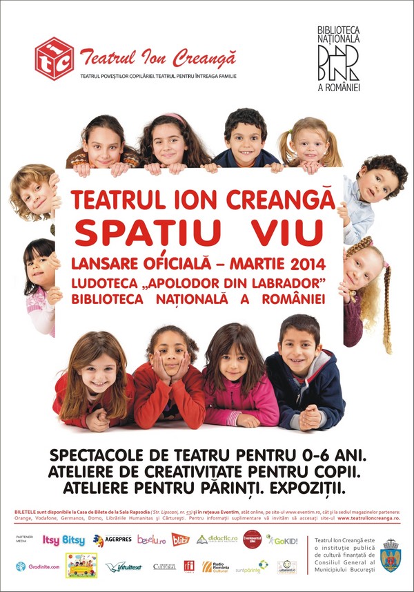 Teatrul Ion Creanga inaugureaza un nou spatiu de joc, dedicat spectacolelor si activitatilor pentru copii si parinti