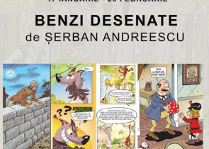 Vernisajul expozitiei „Benzi Desenate de Serban Andreescu”