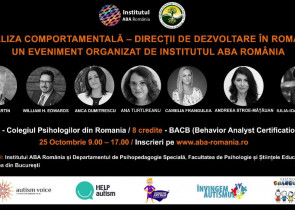 Conferinta "Analiza comportamentala – Directii de dezvoltare in Romania”