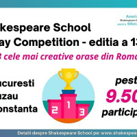 Shakespeare School Essay Competition, editia #13 Top 3 cele mai creative orase din Romania