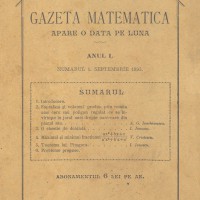 Gazeta Matematica, 120 de ani de traditie matematica