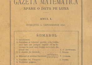 Gazeta matematica 120 ani