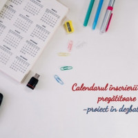 Proiect Calendarul inscrierii in clasa pregatitoare 2020