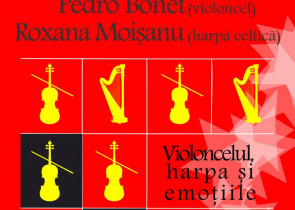 Violoncelul, harpa si emotiile – concert de violoncel si harpa celtica cu ocazia sarbatorilor de iarna 2019