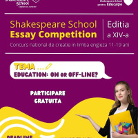 Dam startul inscrierilor la Shakespeare School Essay Competition – editia #14!