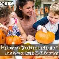 Halloween Weekend la Bucuresti. Unde Iesim cu Copiii in 26-28 Octombrie