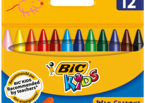 BIC creioane cerate wax crayons