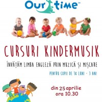 Cursuri Kindermusik. Cursuri de limba engleza prin muzica si miscare pentru copii de 18 luni – 3 ani