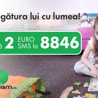 Doneaza acum 2 euro pentru copiii cu autism! Trimite textul “Help” la 8846!