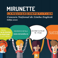 Mai sunt doua saptamani de inscrieri la Mirunette Language Competition. Inscrie-te si castiga o tabara in UK!