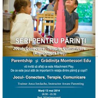 Seri pentru parinti: Jocul – Conectare, Terapie, Comunicare (Attachment Play)