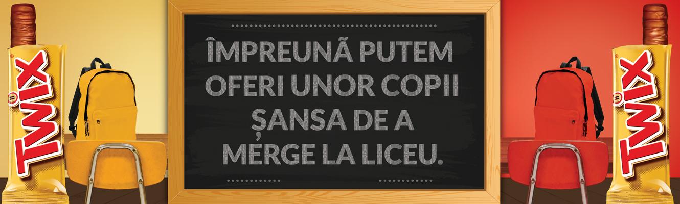 „Impreuna putem oferi unor tineri sansa de a merge la liceu”