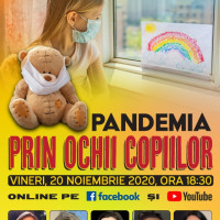 Conferinta “Pandemia prin ochii copilor" va avea loc online, pe data de 20 noiembrie, cu ocazia Zilei Internationale a Drepturilor Copiilor