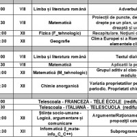 Orar Telescoala saptamana 23-27 noiembrie 2020