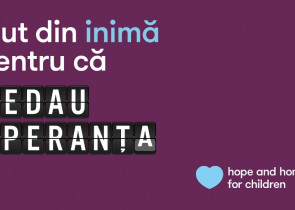 Hope and Homes for Children lanseaza campania umanitara „Ajut din inima”, dedicata copiilor si tinerilor vulnerabili afectati de COVID-19
