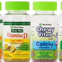 Evital te invita sa te bucuri de viata cu noile vitamine Chewy Vites!