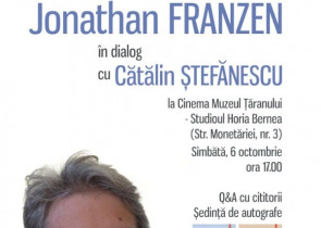 Jonathan Franzen in dialog cu Catalin Stefanescu la Cinema Muzeul Taranului